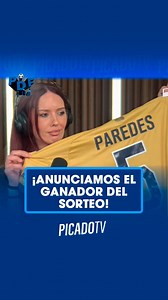 朗 ¡HABEMUS GANADOR!  En el programa de 'PDF' finalmente sorteamos la camiseta que UTILIZÓ LEANDRO PAREDES en juego y el ganador es @manuelmb_26 ¡FELICIDADES!  ¡Seguinos para no perderte ningún otro sorteo!  | Picadotv | Facebook