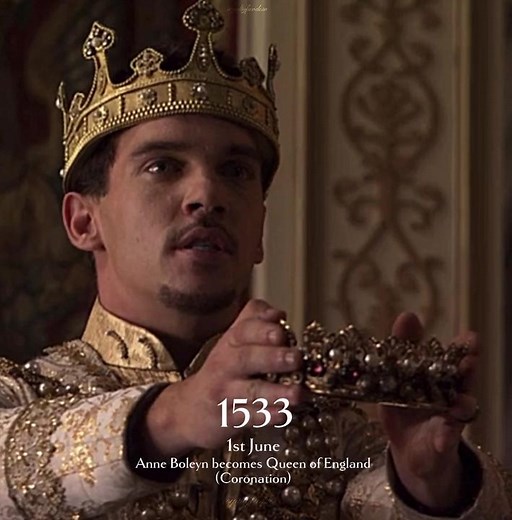 490 years ago, Anne Boleyn had her coronation: 1st June 1533 #fyp #foryoupage #anneboleyn #henryviii #charlesbrandon #thetudors #nataliedormer #jonathanrhysmeyers #henrycavill #anneboleynexecution #coronation #royals #royaltyfandom Rise and Fall of Anne Boleyn: IB: @ᴇʟɪᴢᴀʙᴇᴛʜ ᴋᴀᴛʜᴇʀɪɴᴇ @Diana Credits: @royalhistory 👑 ❤️ #henryviiiwives #royalty #monarchy #tudors #royals #sixwivesofhenryviii #queens #princess #anneboleynofengland