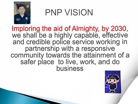 PNP VISION and MISSION