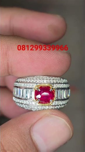 Natural HQ Red Ruby Top Color 1.12 crt GRI LAB #gemstone #ruby