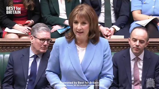 🚨 BREAKING Rachel Reeves delivers her Spring Statement: "Today, the new forecasts from the Office of Budget Responsibility show that our plan is the right one." | Best For Britain