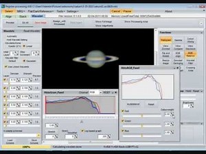 RegiStax 6 - Astrophotography Saturn - Testing new version v6