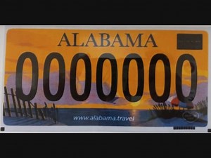 New Standard Alabama License Plate Design For 2022