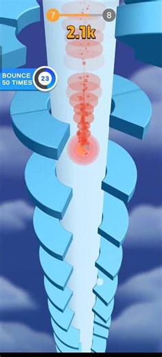 Helix Jump – Stage 7 Gameplay | Fun Ball Drop Puzzle #HelixJump #MobileGame #Shorts