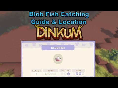 Dinkum Guide - How to catch a Blob Fish | Rare Fish Location