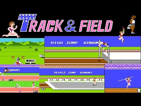 Track & Field [Hyper Olympic] | Olympic Game | World Records | All Sports | NES | Arcade | 4K |