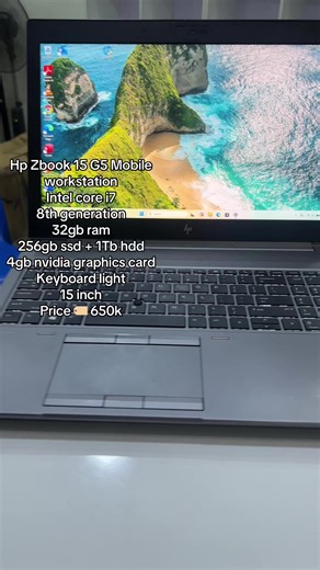 Hp Zbook 15 G5 Mobile workstation Intel core i7 8th generation 32gb ram 256gb ssd 1Tb hdd 4gb nvidia graphics card Keyboard light 15 inch Price 🏷️ 650k DM via WhatsApp no: 09033-666-302 📍Ahmadu bello way by Gwandu road Zara House, kaduna II Nationwide delivery 📦