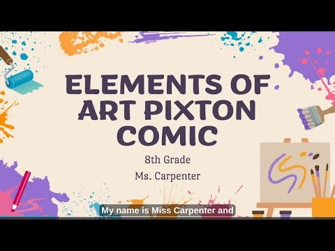 Elements of Art Pixton Design Thinking Challenge | Ms. Carpenter