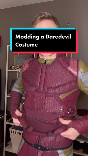 Destroying costumes is my second favorite pastime. #cosplay #cosplayer #diycosplay #mcucosplay #daredevil #daredevilcosplay #shehulk #charliecox #dripbroker #costumetailoring #lycra