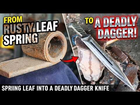 Blacksmith Crafts Incredible Dagger from Spring Leaf