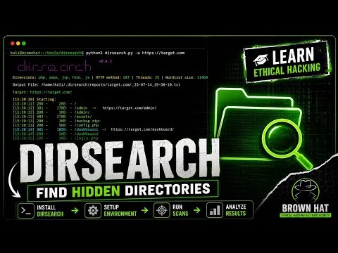 Dirsearch Tutorial for Beginners | Complete Installation & First Scan (Linux/WSL)