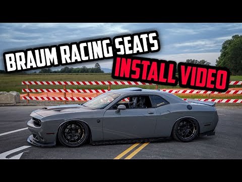 BRAUM RACING SEATS ARE FINALLY IN! How to install Braum Racing Seats and what you'll need!