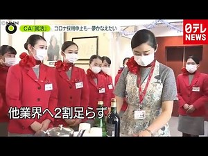 夢のＣＡ採用一時中断 就活生「ショック」（2020年10月12日放送「news zero」より）