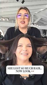 She lost SO much hair after starting a GLP-1… but look at the regrowth. 👀