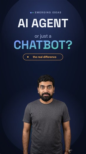 AI agent or just a chatbot? The real difference #AI #AIagents