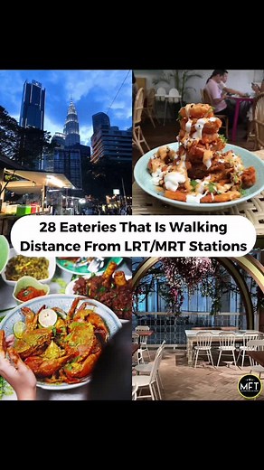 Skip the traffics and take the LRT/MRT to go to these cafes around KL and Selangor! Picture Credit: TripAdvisor, Merchant’s Lane (FB), Roji Monster (FB), oo-foodielicious.com, Gold Chili (FB), lwinlee.blogspot, emobananaboy.blogspot, tea thambi cafe (FB), happycow.net, eatdrinkkl.com, tripcanvas.co, Tapak.ft (FB), foursquare, optionstheedge.com, lamyerda.com, Food Advisor, The Star #mft #malaysiafoodandtravel #makanlokal #fyp #foryoupage