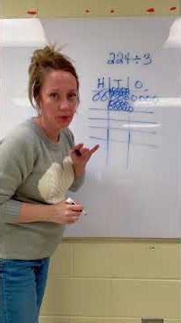 Place Value Chart for Dividing