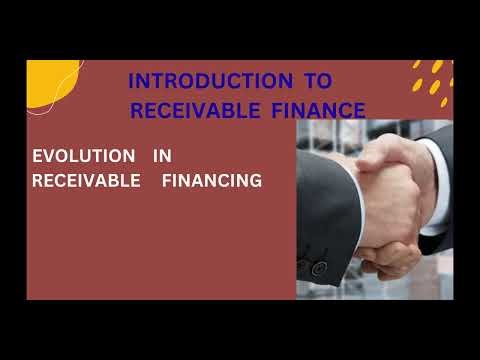 Introduction to Receivable Finance