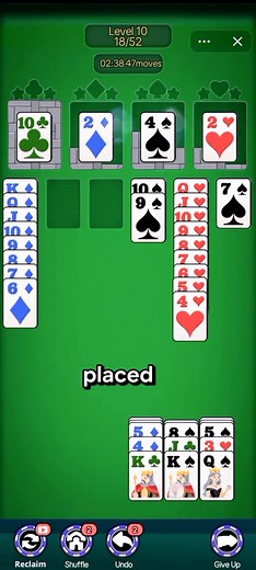 Solitaire Game Level 10 Strategy