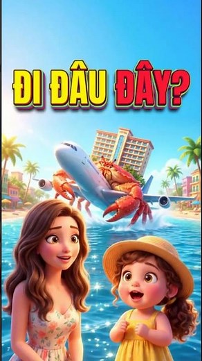 Bé học các từ tiếng Anh khi đi du lịch | Luggage, Airplane, Hotel, Restaurant