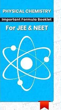 JEE & NEET Physical Chemistry Formula Booklet | Fast & Complete Revision #neetchemistry