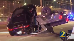 Cop Car Ends On Top Of Jeep Gladiator After PIT Maneuver In Atlanta | Carscoops