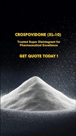 Why Pharma Companies use Crospovidone (XL - 10) #maplebiotech #pharmaexcipients
