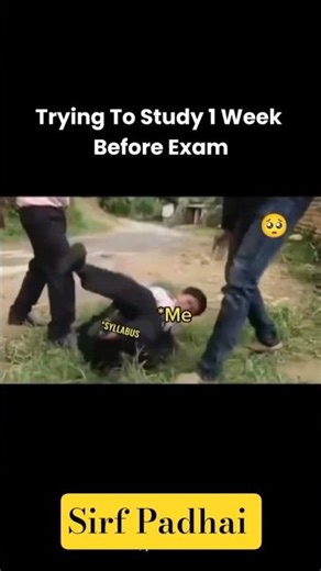 When You Try to Complete the Whole Syllabus in 1 Week #shorts #memes