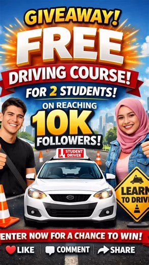 𝑩𝒊𝒔𝒎𝒊𝒍𝒍𝒂𝒉 𝑫𝒓𝒊𝒗𝒊𝒏𝒈 𝑰𝒏𝒔𝒕𝒊𝒕𝒖𝒕𝒆 on Instagram: "Free Driving Course Starting Soon #drivingschool #drivingtest #drivinglicense #drivinglessons #viral"