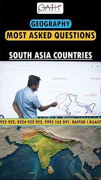 South Asian Countries & Their Locations in 60 Seconds 🌍 | GK Geography #Shorts #cgpsc #upsc
