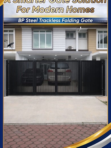 Upgrade Your Home with a BP Steel Trackless Folding Gate