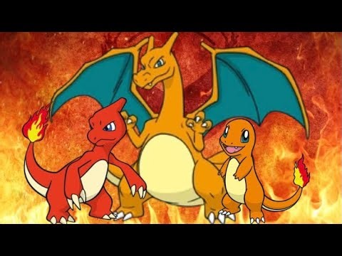 UP IN FLAMES: Charmander, Charmeleon & Charizard