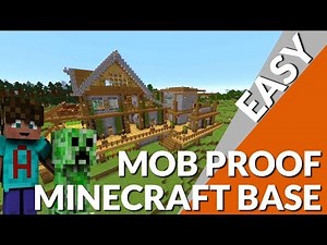 Minecraft: Elevated Minecraft Base Tutorial COMPLETELY MOB PROOF With everything (Avomance 2019)