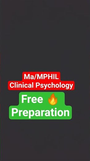 mphil/ma clinical psychology rci approved
