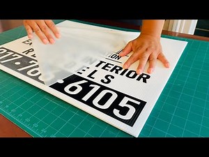 How to make vinyl signs