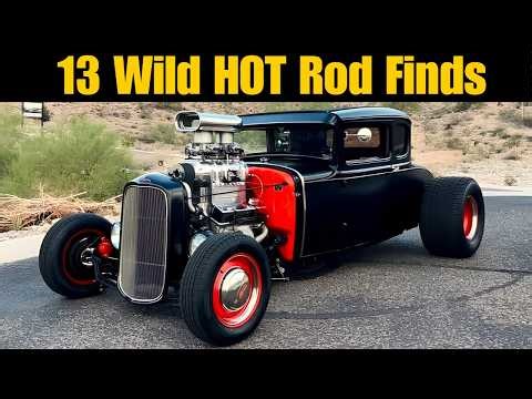 13 COOL and WILD HOT Rods for Sale! Classic STEEL GONE BRUTAL!!!