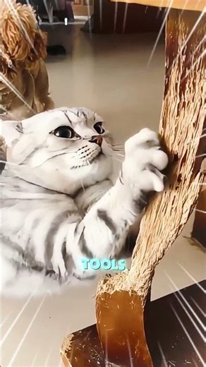How cats react when they see their owner's fingernails