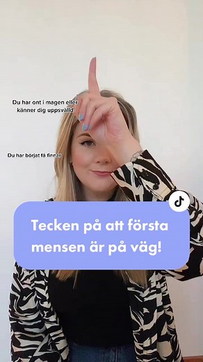 10 tecken på första mensen - Förbered dig för den stora dagen!