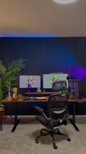 Artist Desk Setup #gamingsetup #desksetup #gaming #pc #anime #pcgaming #setup #deskmat