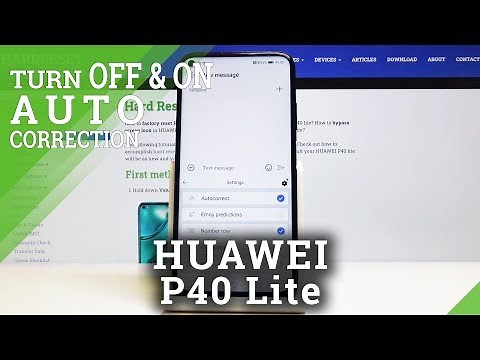 HUAWEI P40 Lite SwiftKey Autocorrection | How to Activate SwiftKey Keyboard