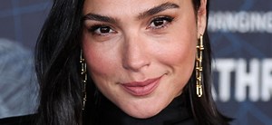 Gal Gadot Wears Nothing Beneath Her Sheer Braless Dress