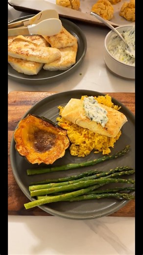 Pan-Seared Halibut Dinner!