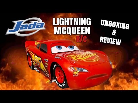 Jada R/C Lightning McQueen Unboxing & Review - Disney Pixar Cars 1/24 RC Car