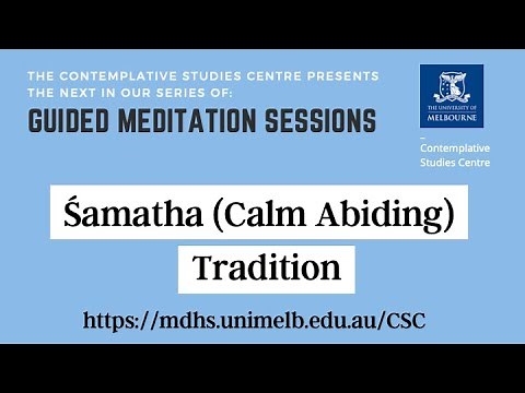 Samatha (Calm Abiding) meditation - Guided meditation