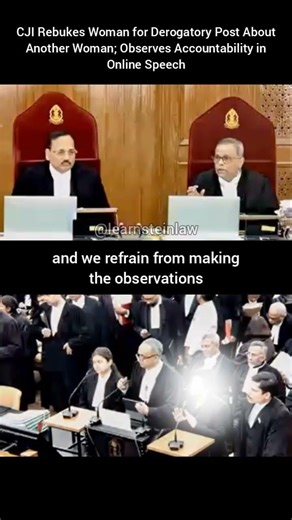 CJI Rebukes Woman for Derogatory Post About Another Woman; Observes Accountability in Online Speech