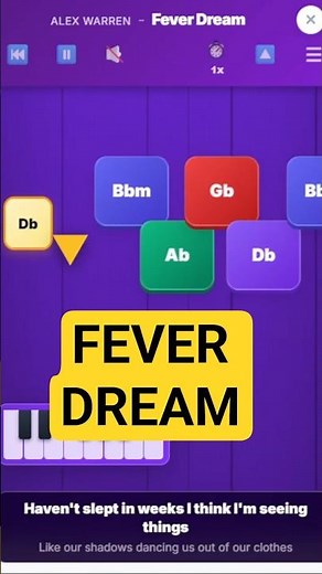 Learn To Play Alex Warren - Fever Dream on Guitar Keyboard or Ukelele with Pop Song Chord Book
