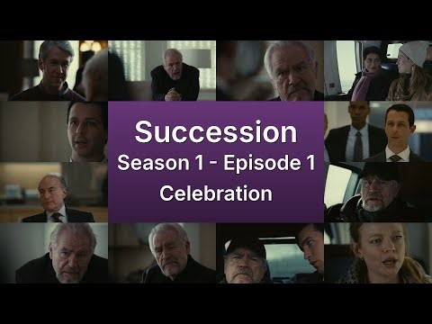Succession S01E01 — Celebration