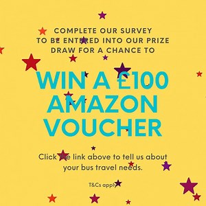 19 comments | Help us to help you by taking part in our survey and telling us about your bus travel needs. All participants will be entered into our prize draw giveaway for a chance to win a £100 Amazon voucher! Closing date 23:59PM 20/11/20. T&Cs apply: www.arrivabus.co.uk/survey | Arriva North East | Facebook