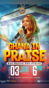 Joining Ghana in Praise tomorrow 🔥🔥 All over Africa and the world, the Praise of our King rises. Much more in 2026. See you by His Grace 🎶 | Ada Ehi