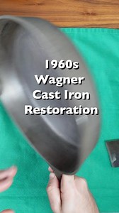 12K views · 972 reactions | The full restoration of a 1960s Wagner Ware No. 8 cast iron skillet that I gifted to a chef friend. Finding and getting these old pans back into shape is only half the story — what they’re used for next is the exciting part. I like to think a good pan can be both a tool and an inspiration. It’s all about the next meal it helps bring to the table. #chef #castiron #story | Cast That Iron | Facebook